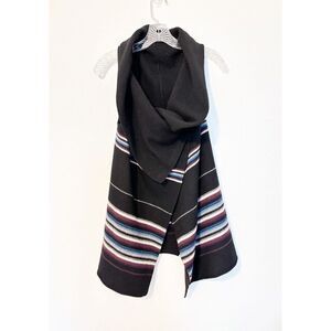 Joie Ligiere Wool Striped Vest Size XS
